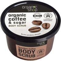 Organic Shop tělový peeling 250ml Zjemňující Káva a cukr